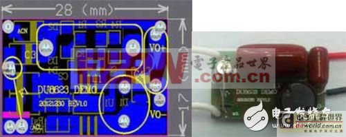 基于DU8623芯片的無(wú)電解電容3W非斷絕球泡燈方案（電子工程專(zhuān)輯）