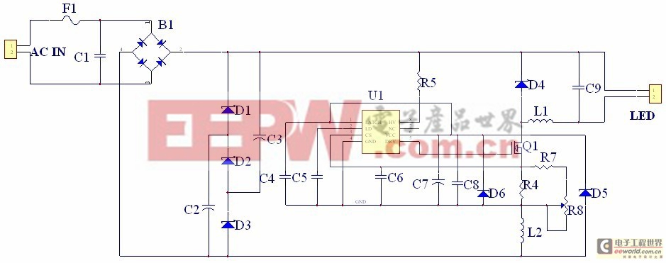 15W LED日光燈恒流驅(qū)動方案設(shè)計