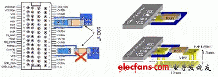 如何避免PCB設(shè)計限150UF 6.3V制D類放大器性能？